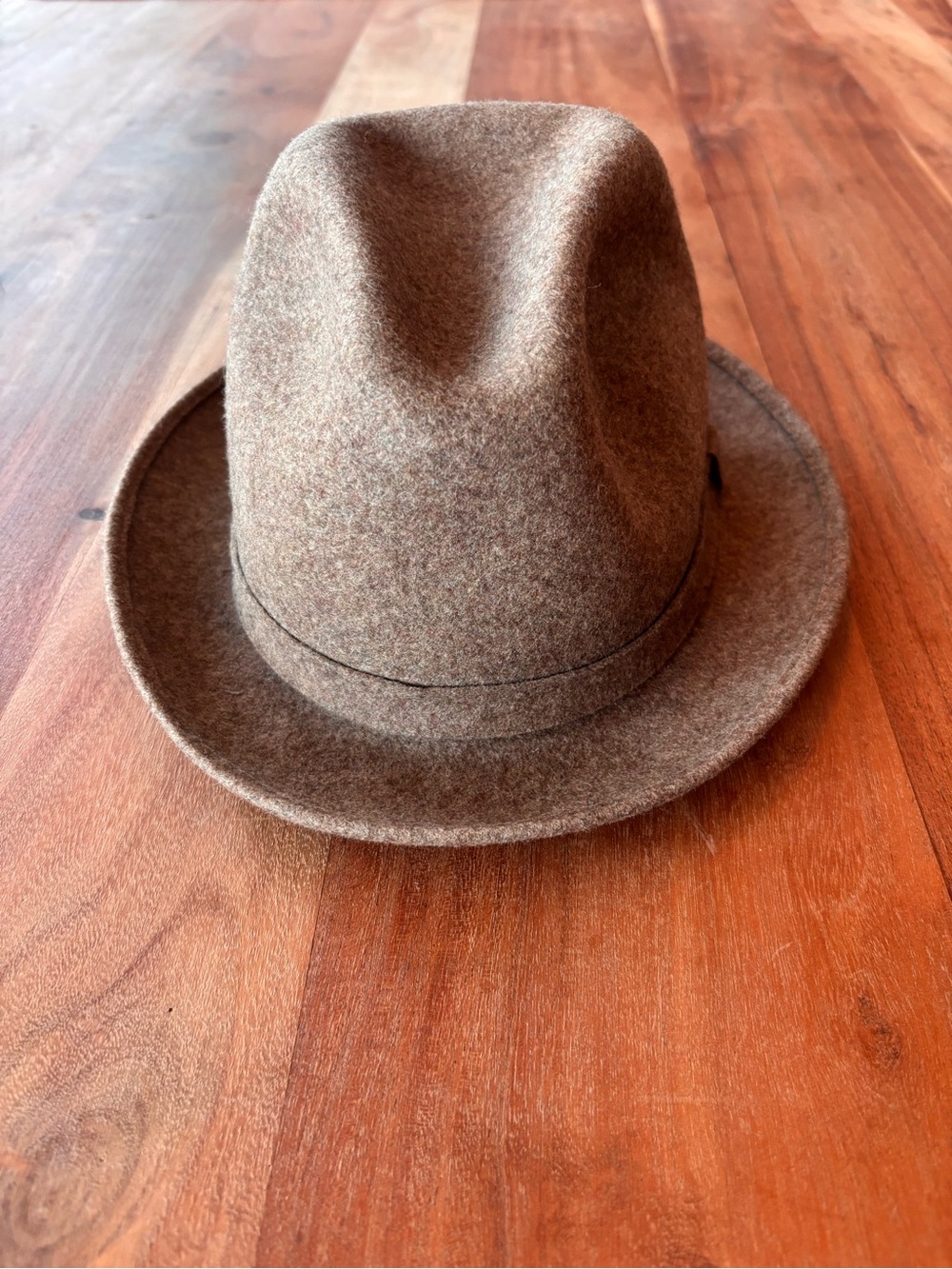 Vintage Pendleton Taupe Wool Felt Fedora